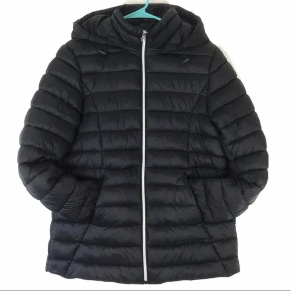 Women’s Black Puffer Jacket XL - Picture 12 of 13